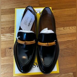 CASABLANCA NWT AND BOX size 41 leather bamboo loafer